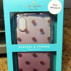 Brand new Kate space IPhone X case